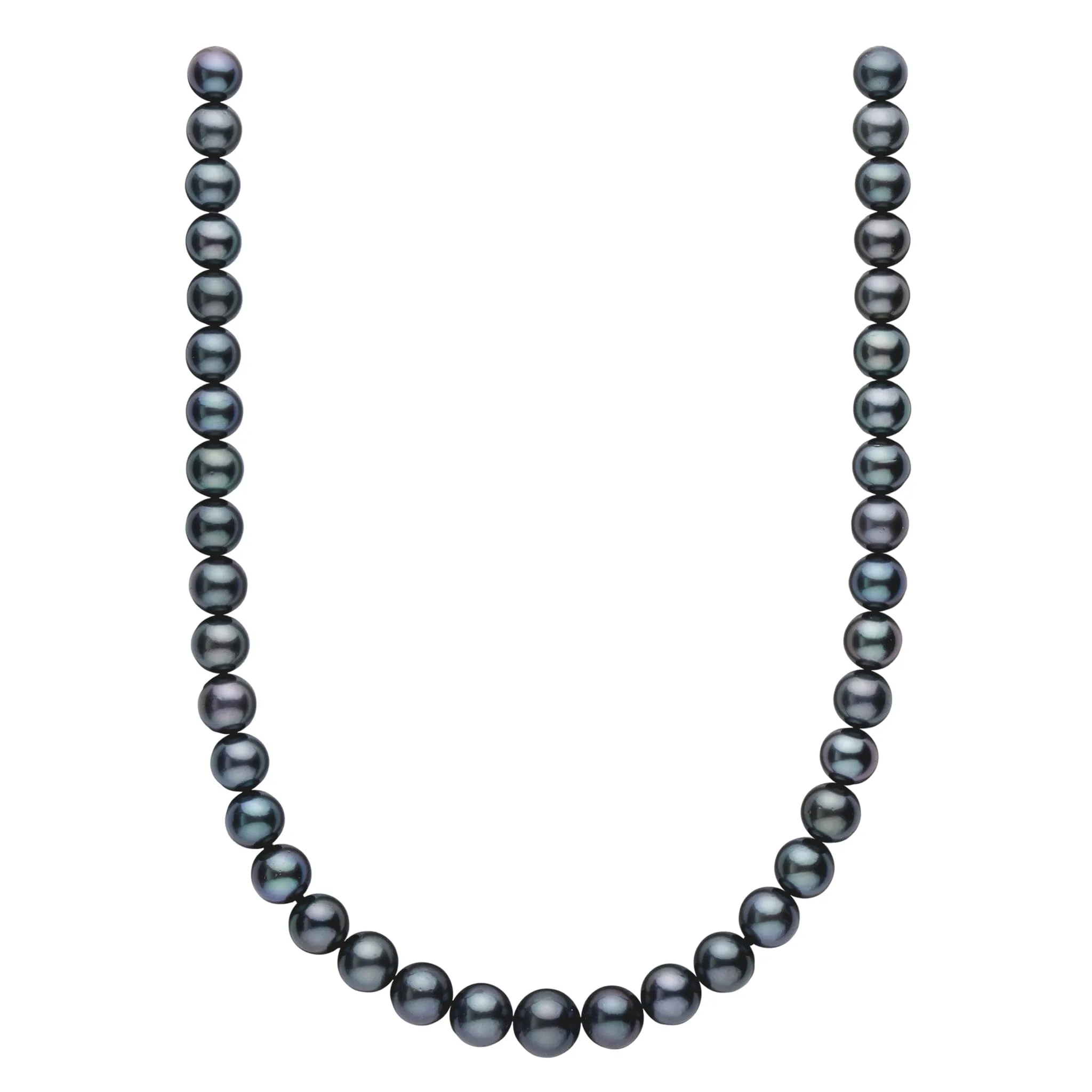 10.0-12.4 mm AA /AAA Tahitian Round Pearl Necklace