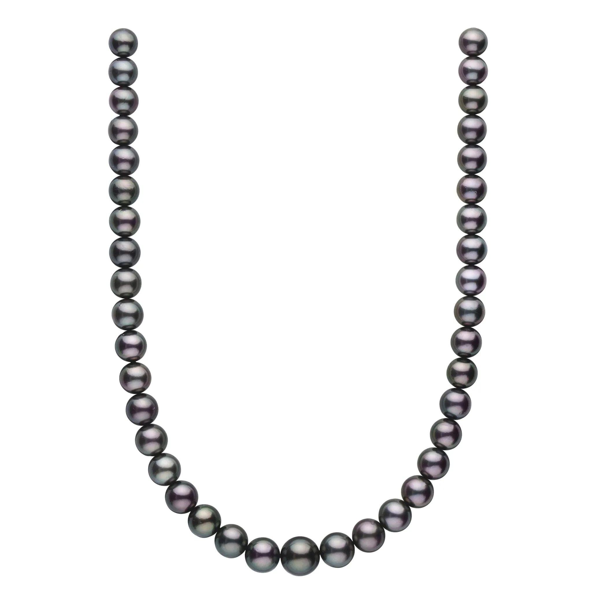 10.0-13.5 mm AA  Tahitian Round Pearl Necklace