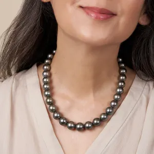 12.0-13.8 mm AA /AAA Tahitian Round Pearl Necklace