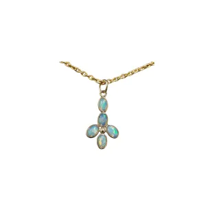 14k Gold Opal Pendant