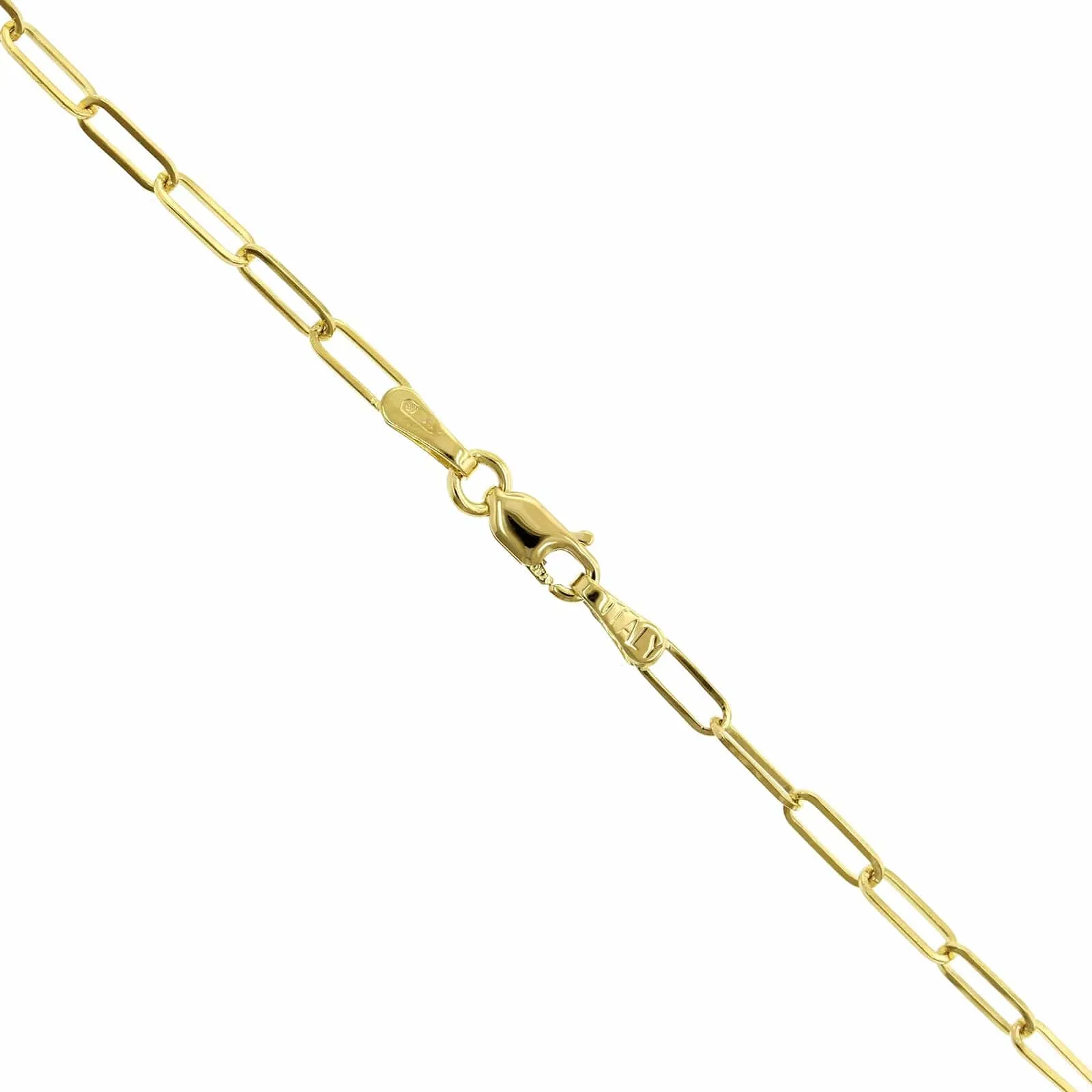 18K Yellow Gold Oval Yowah Opal Chain Necklace