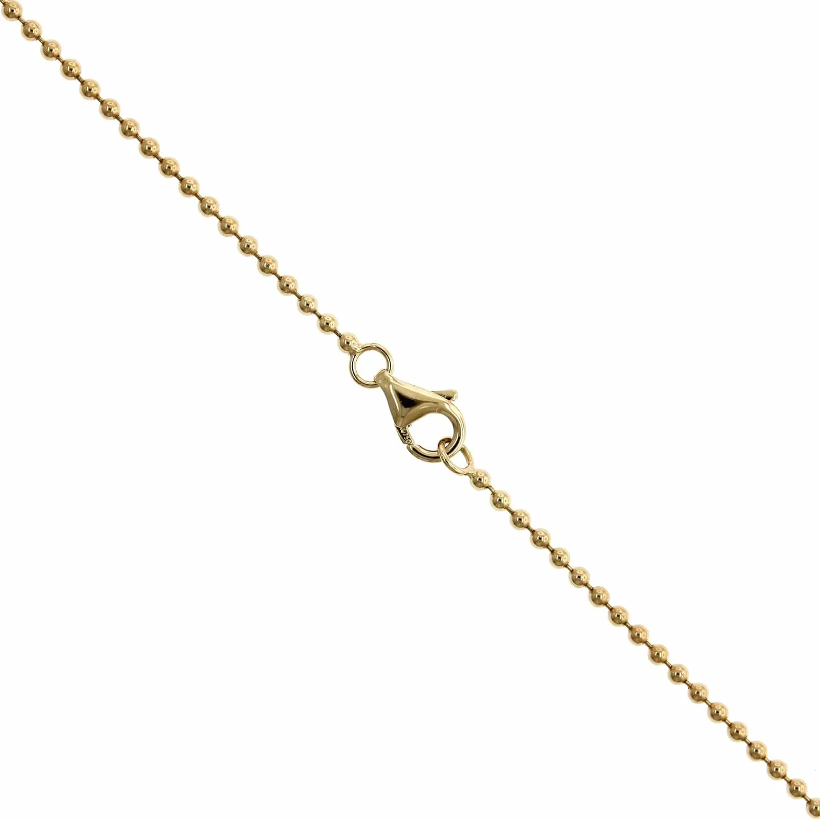 18K Yellow Gold Peridot Blue Enamel Stud Pendant