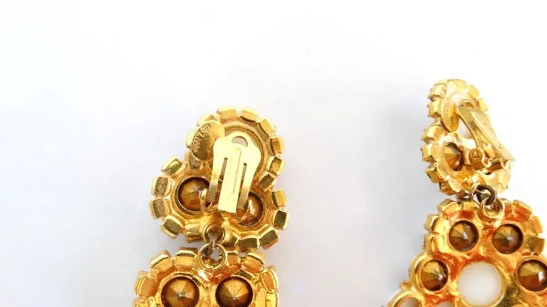 1960s William De Lillo Shell Earrings