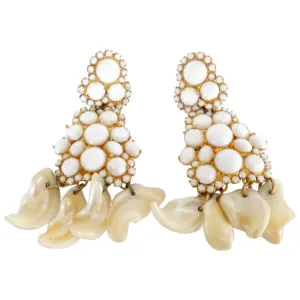 1960s William De Lillo Shell Earrings