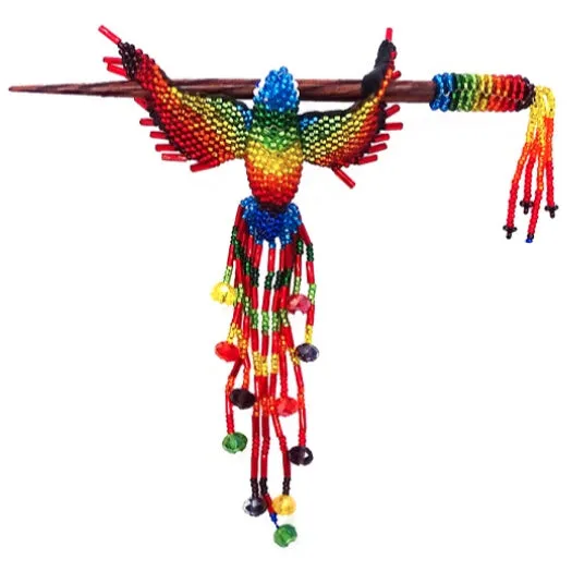 6 PACK Beaded Hummingbird Hair Barrettes! Only $10.50 ea!