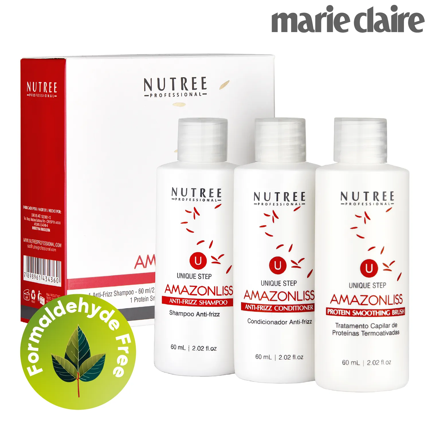 Amazonliss﻿ ﻿Keratin Unique Step Set 2.02 Fl.oz