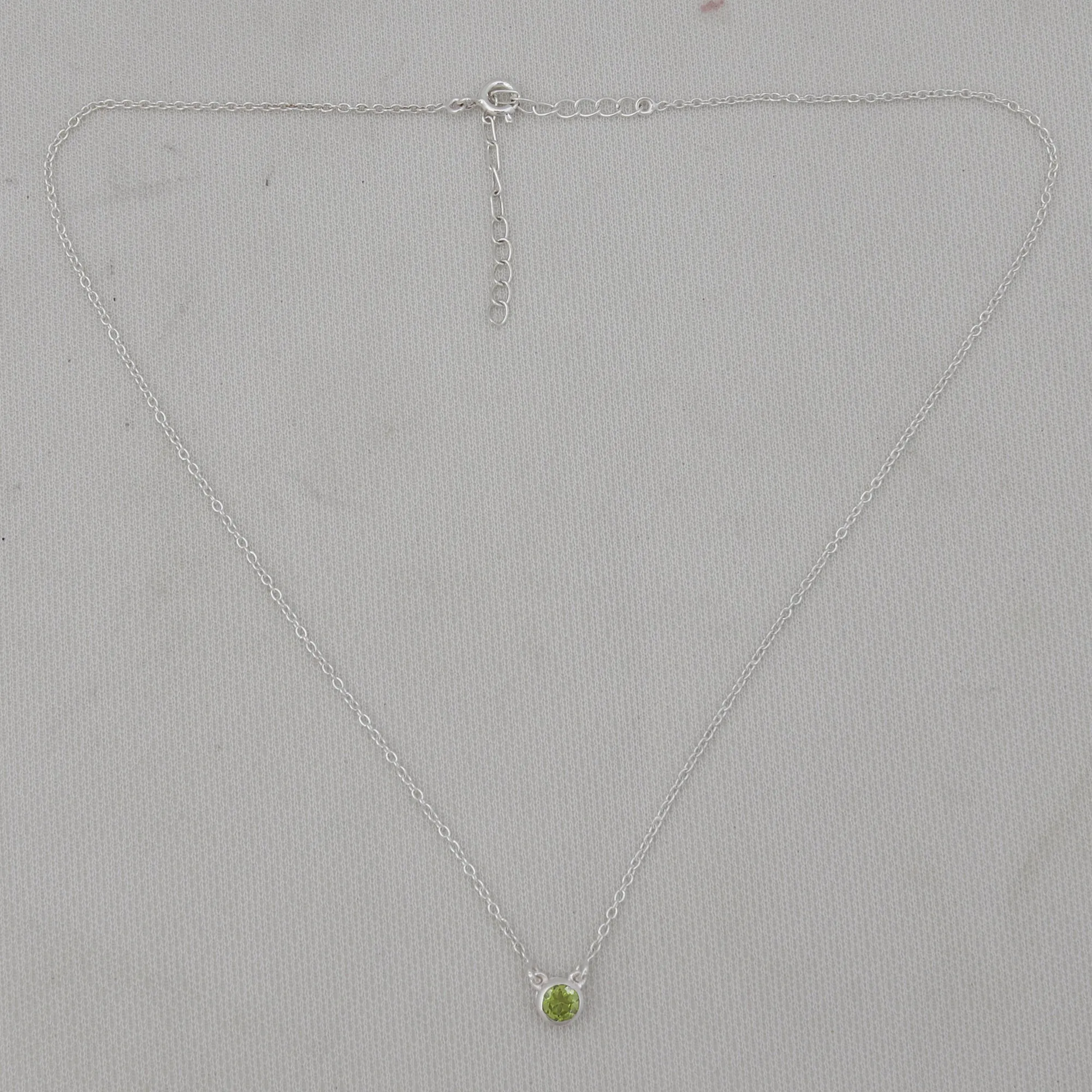 Amethyst Silver Minimalist Necklace