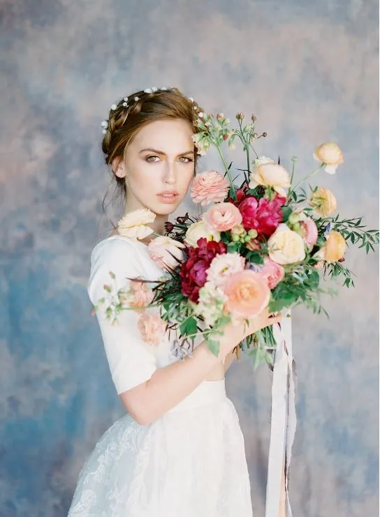 ANIKA Unique Marble Bridal Hair Pins