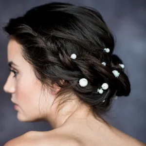 ANIKA Unique Marble Bridal Hair Pins
