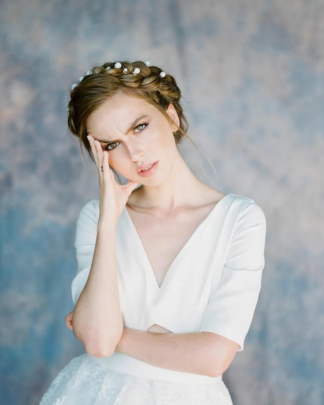 ANIKA Unique Marble Bridal Hair Pins