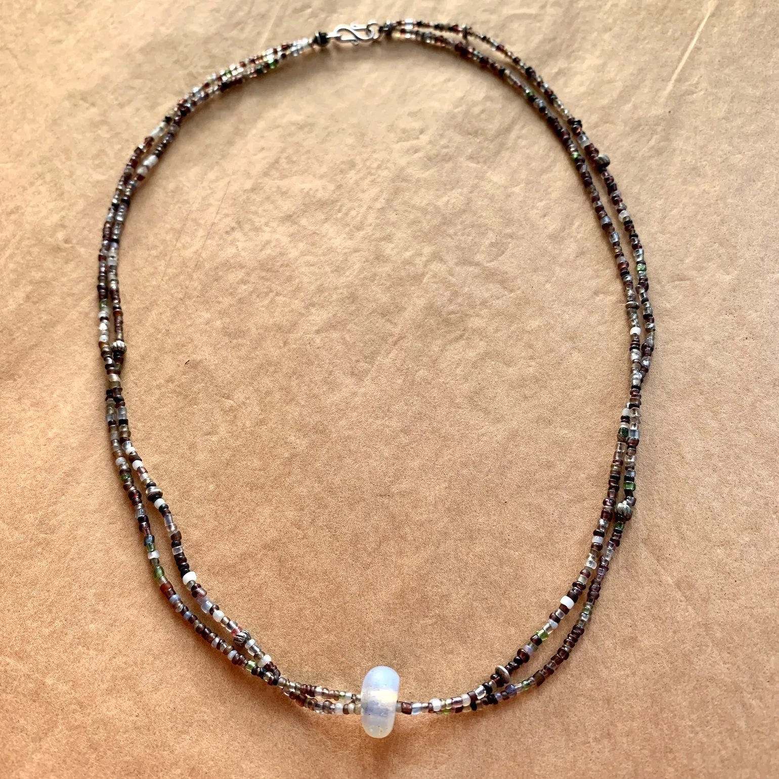 Antique Double Strand Necklace by Ruth