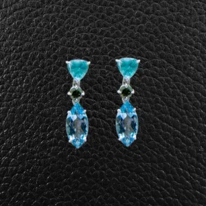 Aquamarine Dangle Earrings