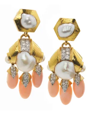 Baroque Pearl 57th Street Earrings