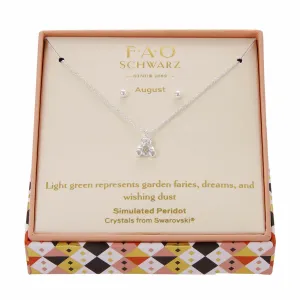 Bear Birthstone Silver - August