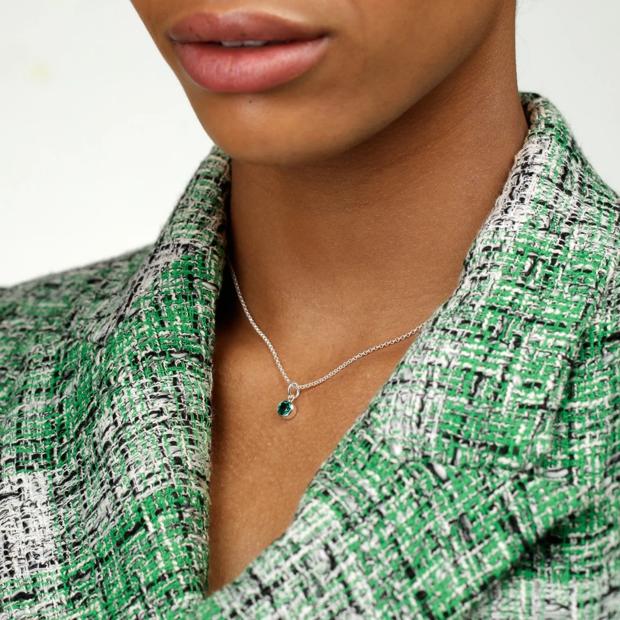 Birthstone Charm Necklace