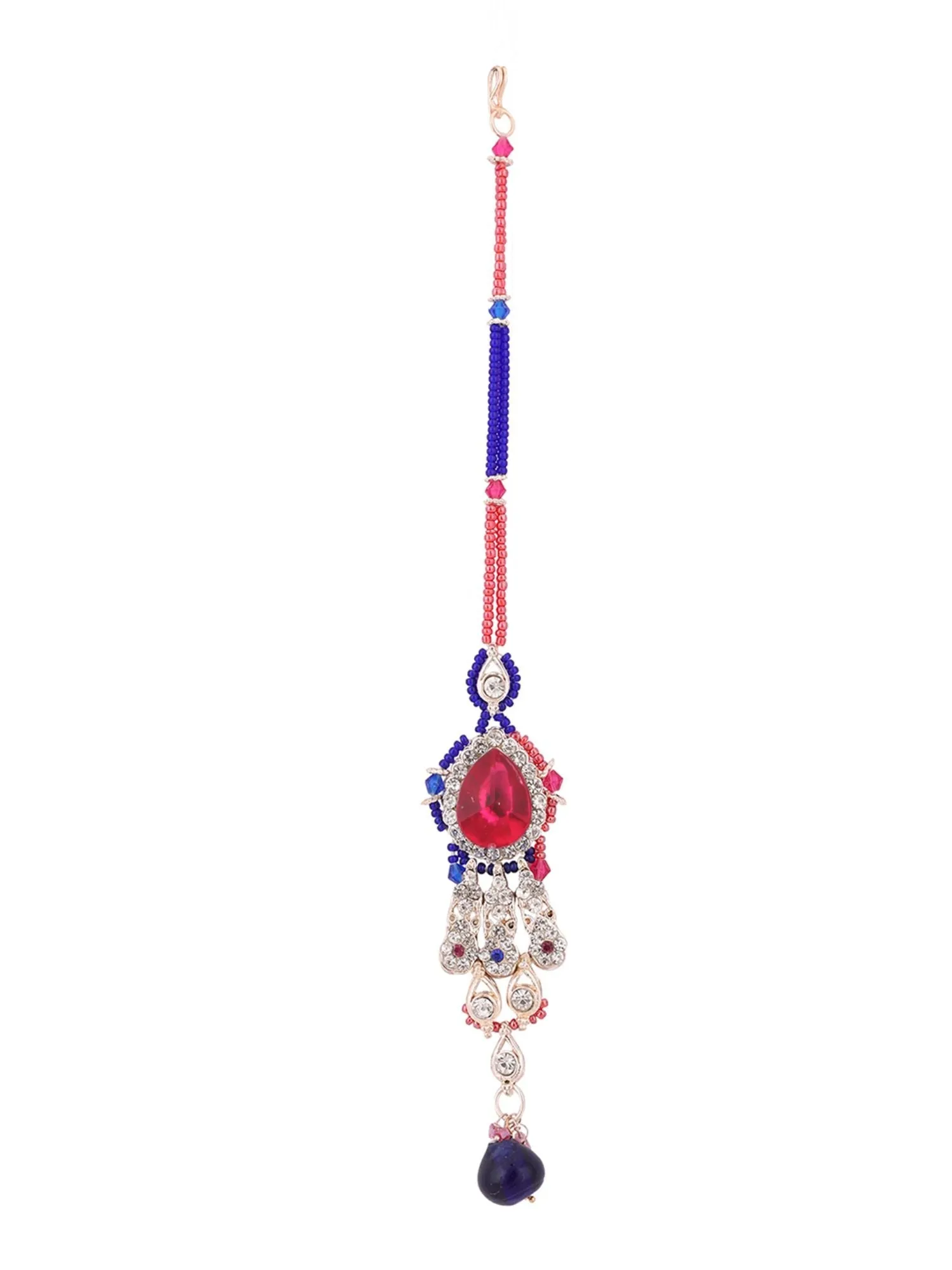 Brass Multi-Color Jewelry Set - Vibrant Elegance - Anikas Creation