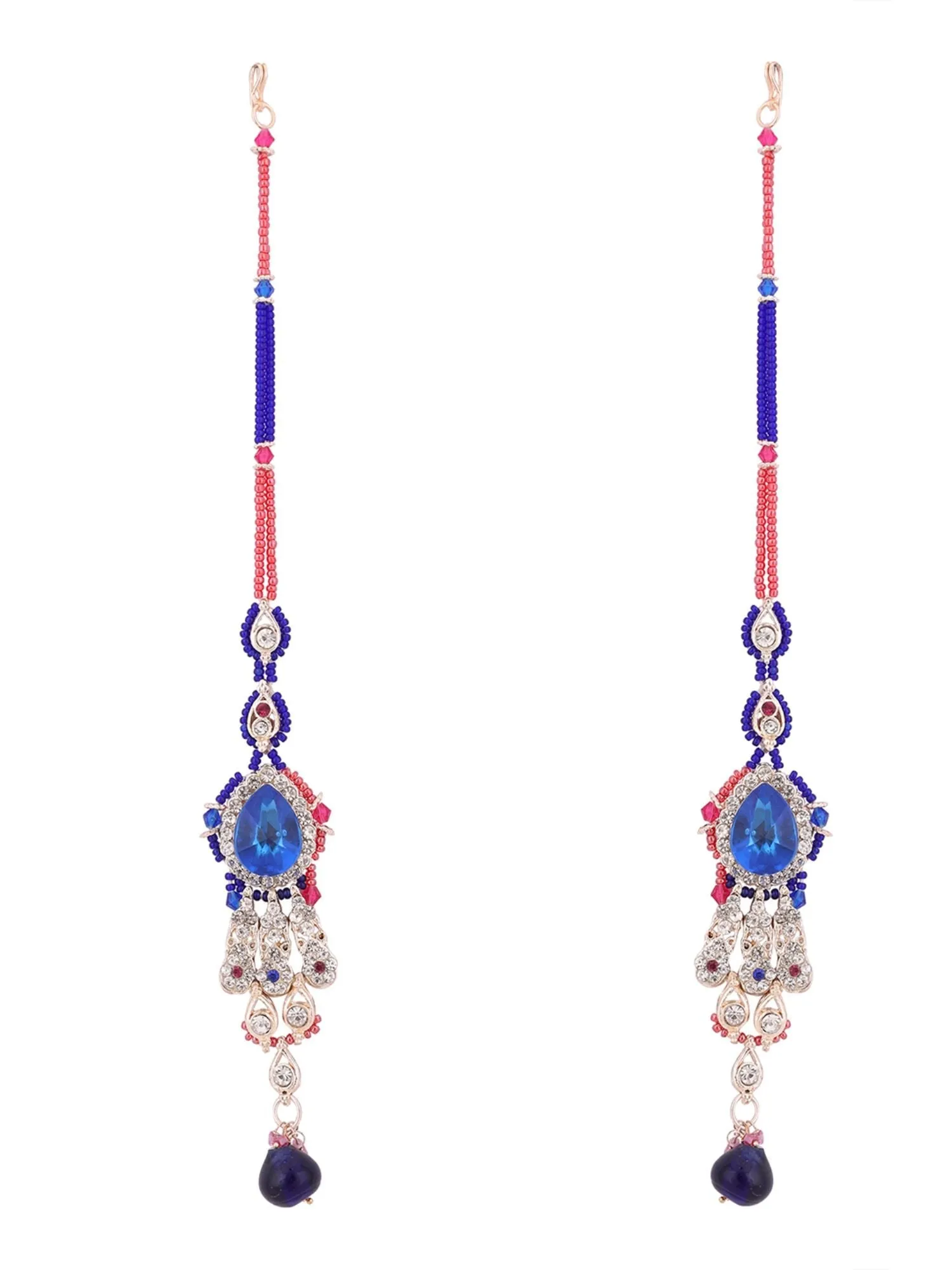 Brass Multi-Color Jewelry Set - Vibrant Elegance - Anikas Creation