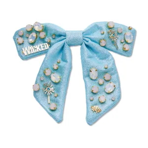 BUBBLE BLUE LELE SADOUGHI X WICKED CRYSTAL WAND BOW BARRETTE