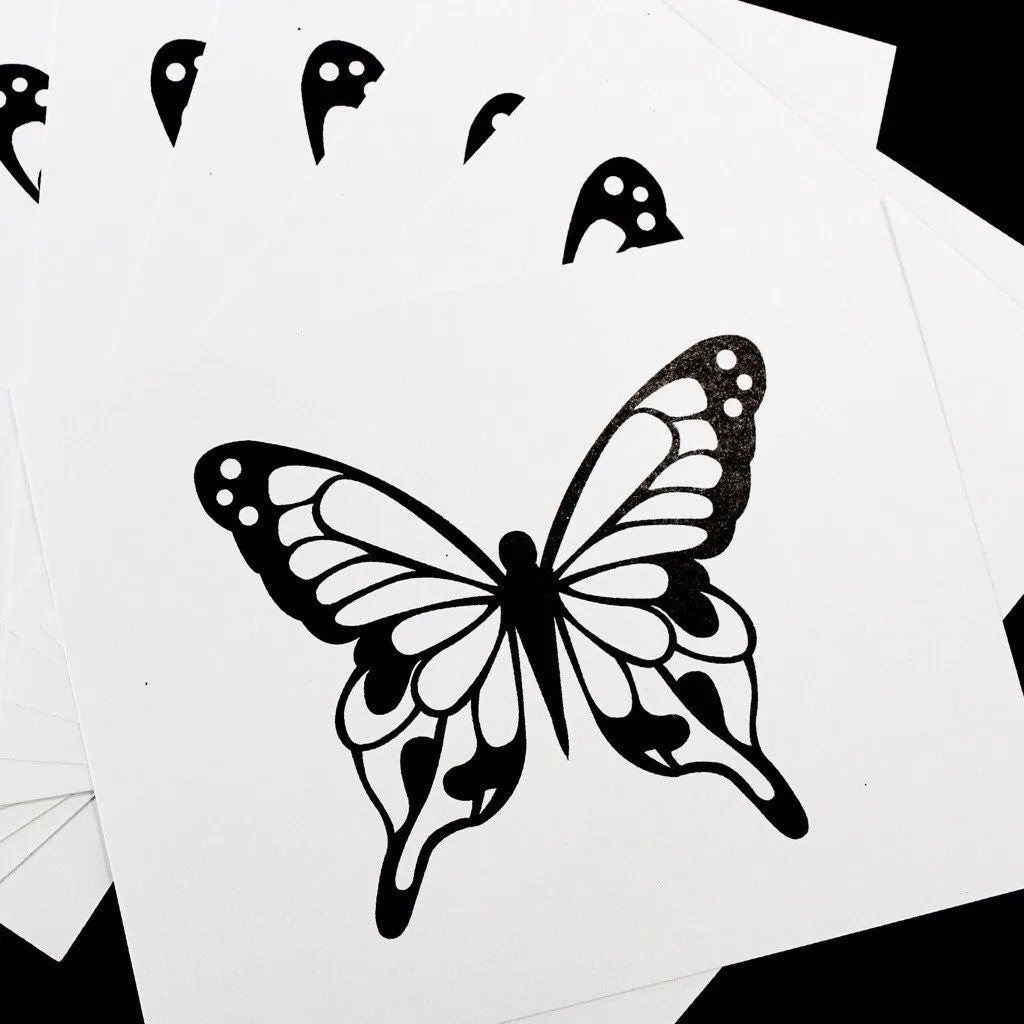 BUTTERFLY CARDSTOCK PRINT