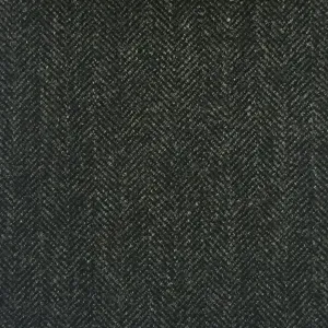 Charcoal Grey Herringbone Country Tweed Jacketing