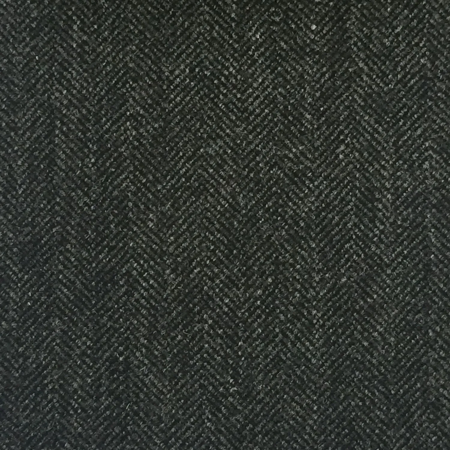 Charcoal Grey Herringbone Country Tweed Jacketing