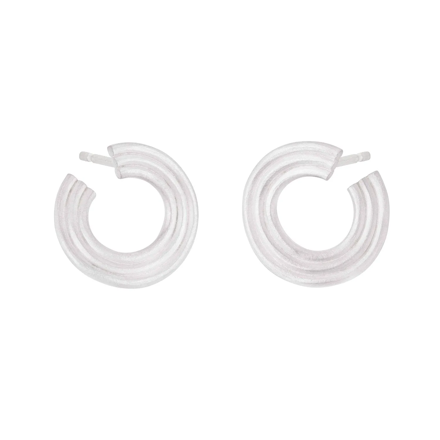 Circular Ridge Earrings