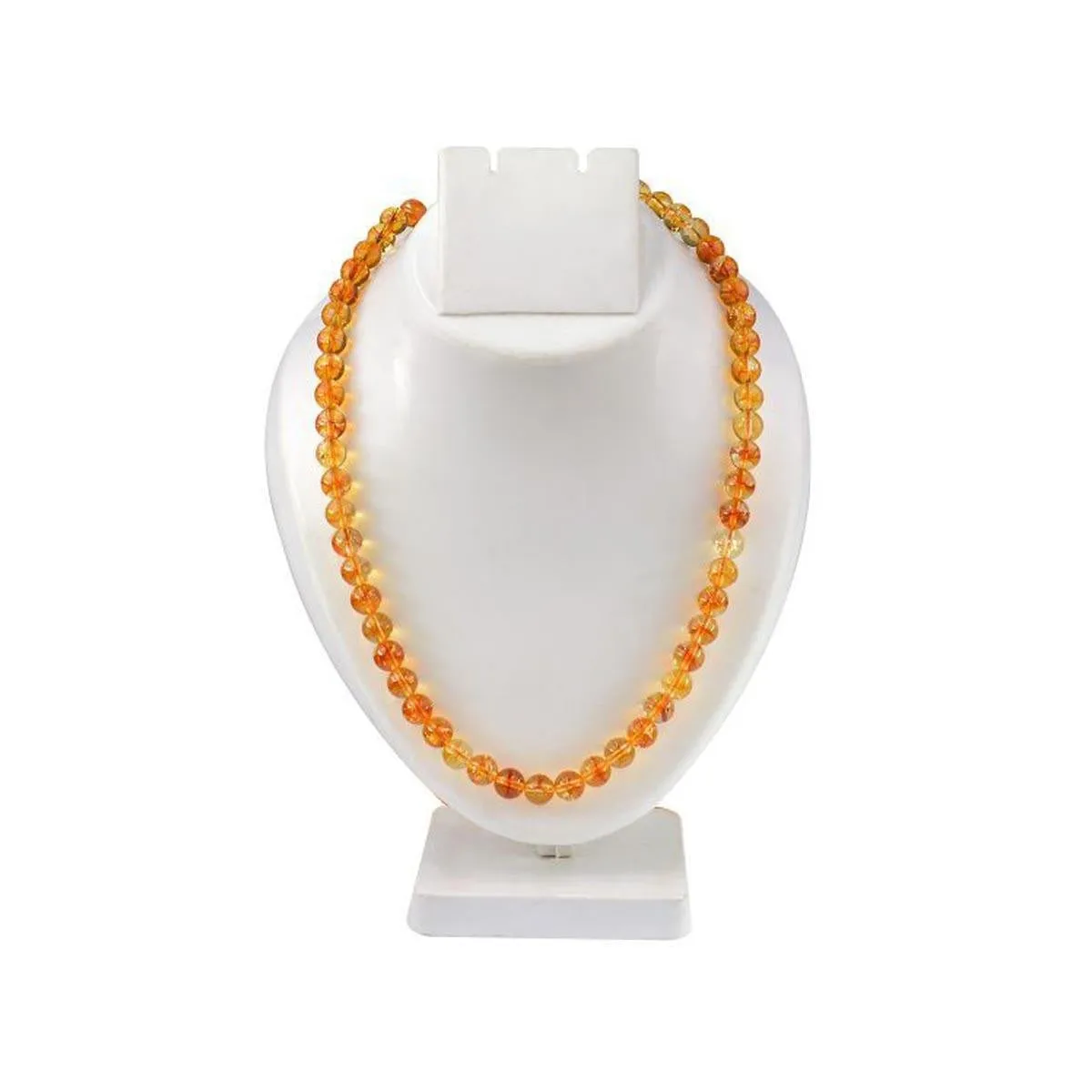 Citrine Round Beads Mala