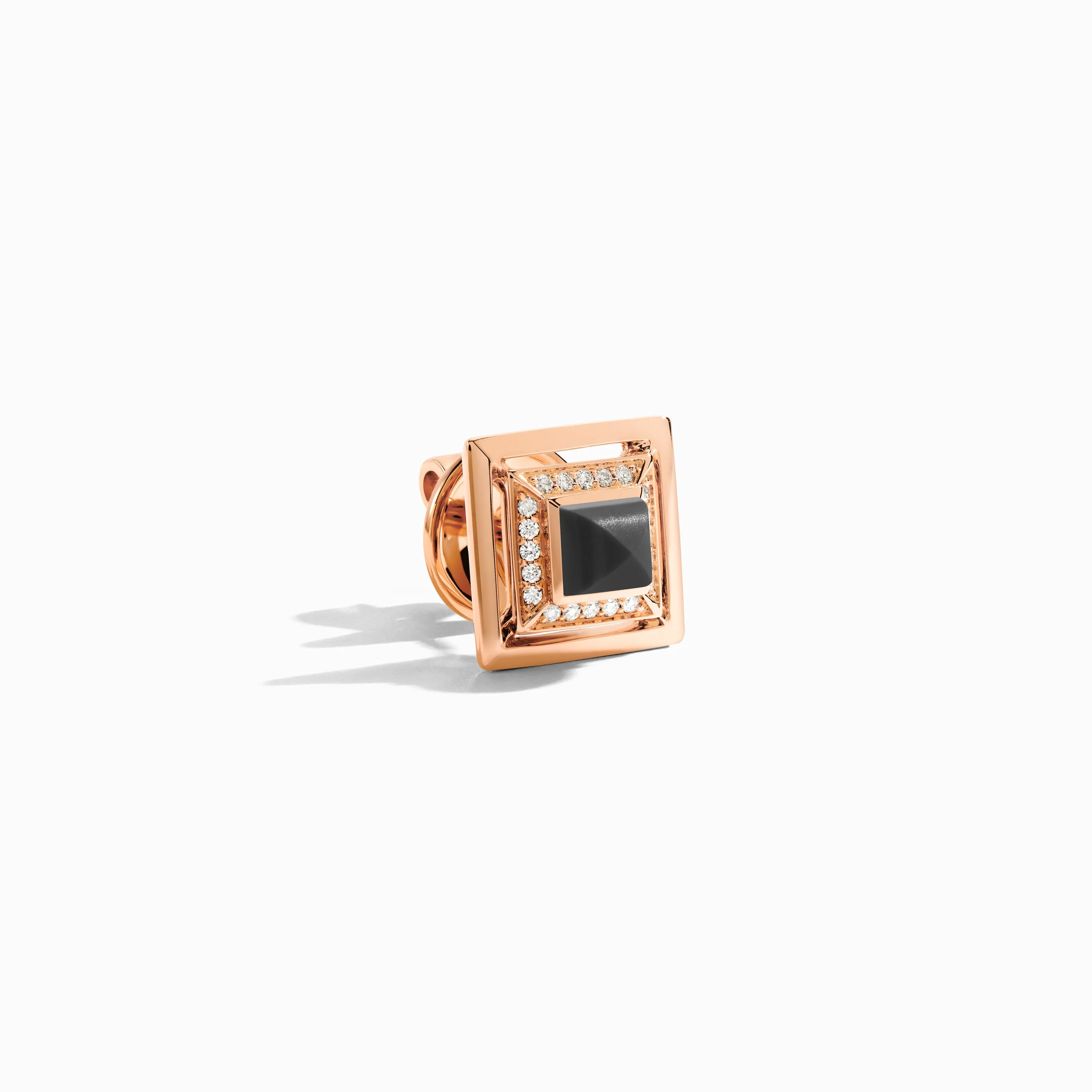 Cleo Lotus Square Stud Earrings