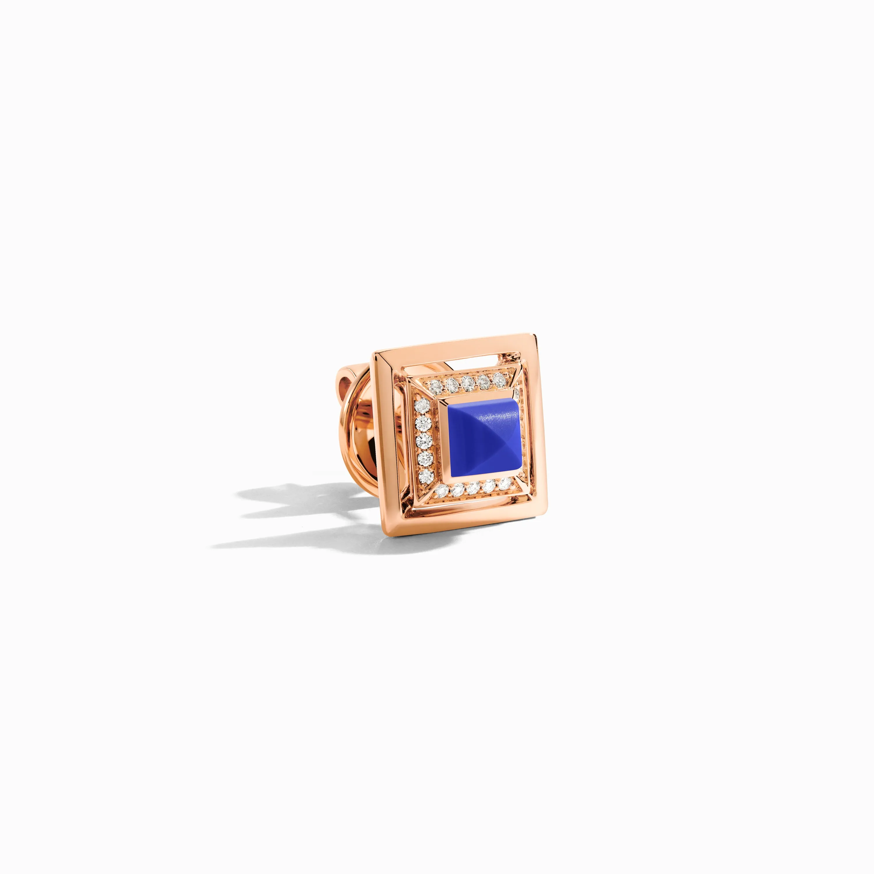 Cleo Lotus Square Stud Earrings