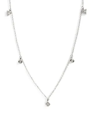Cléo Erika Floating Geometric Crew Necklace