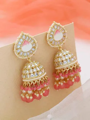 Coral Virupaksha Jhumkis