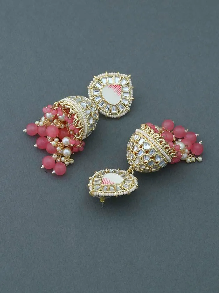 Coral Virupaksha Jhumkis