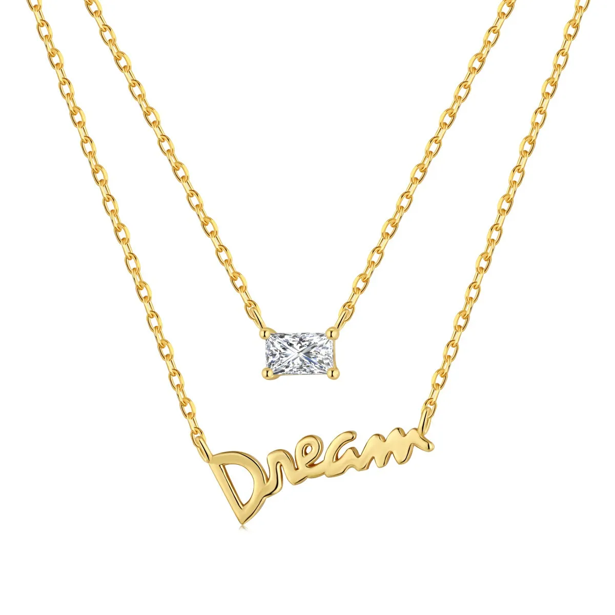 Dainty Double Layer Chain Dream Necklace