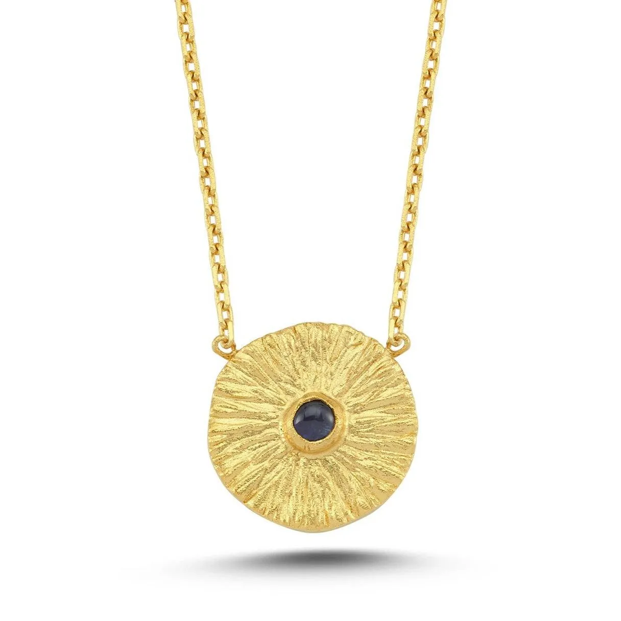 Dark Blue Sapphire Necklace