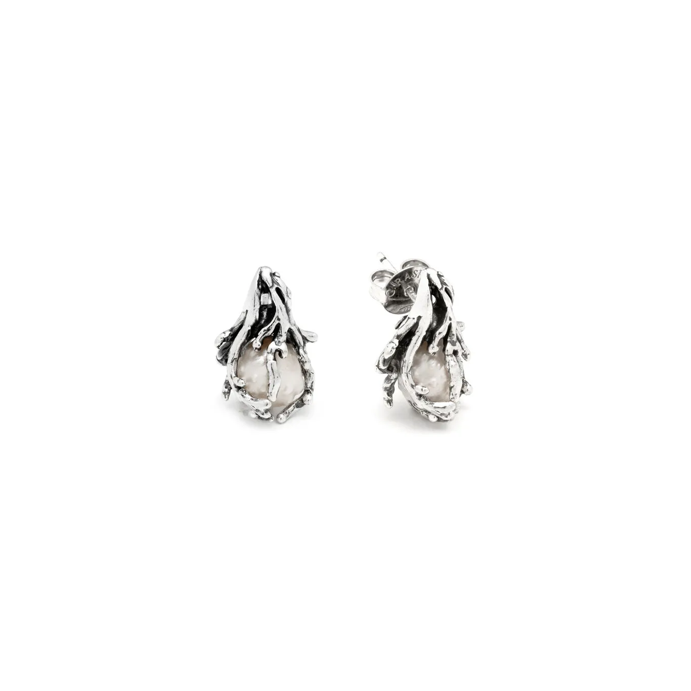 Giovanni Raspini Sterling Silver Southern Sea Earrings