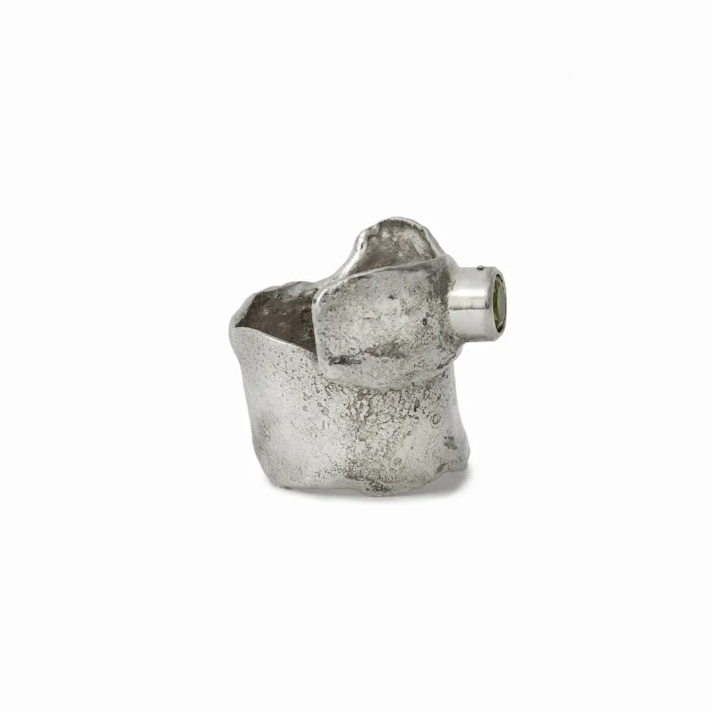 Glacier Peridot Ring