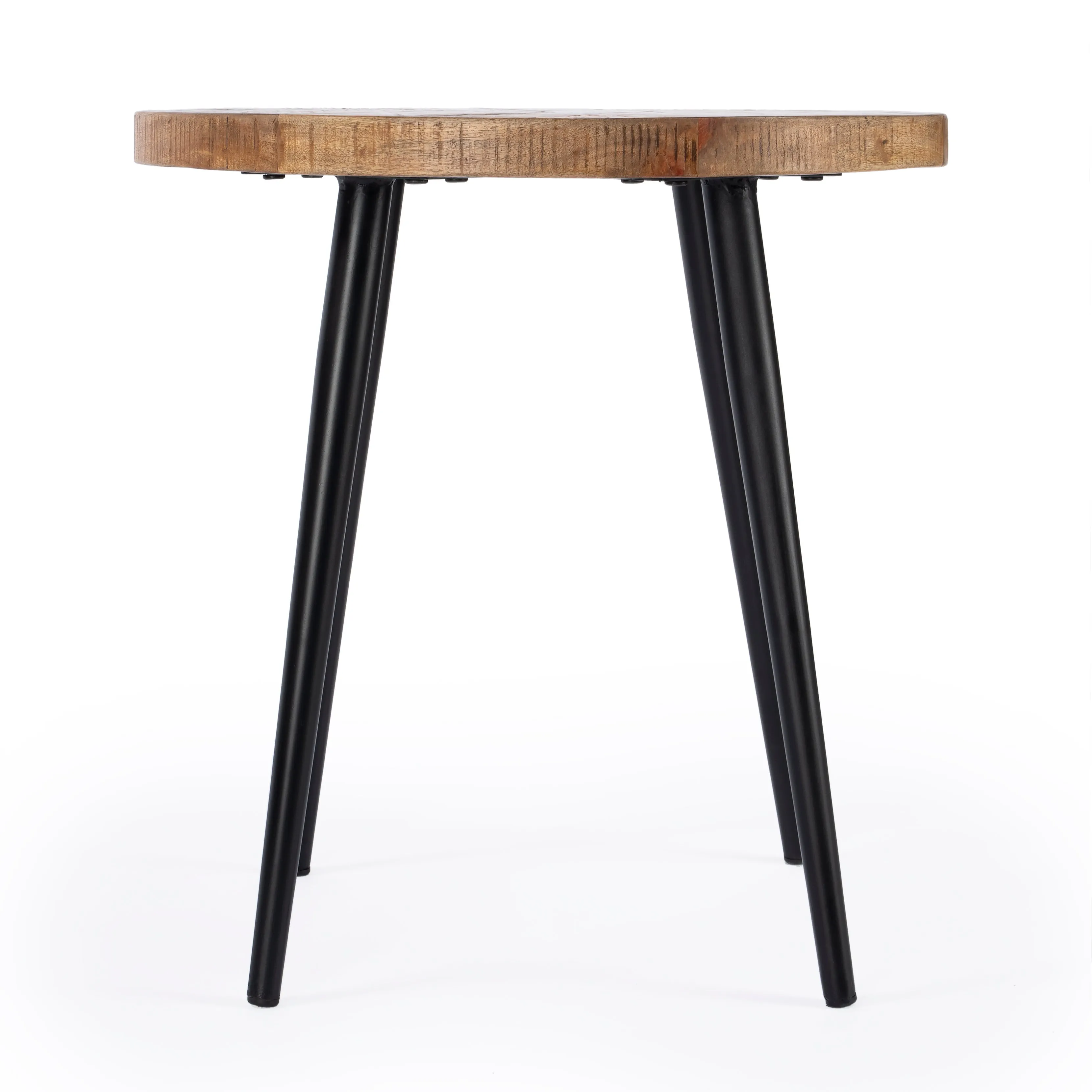 Glarious Round Side Table in Medium Brown  5600140