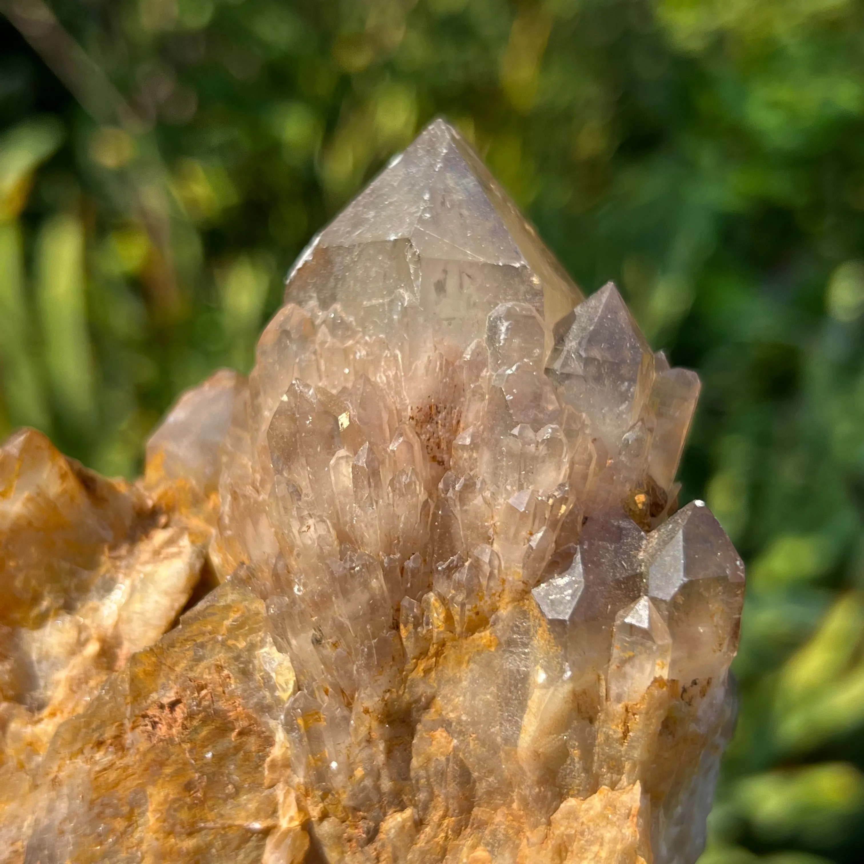 Golden Kundalini Quartz Citrine, Democratic Republic of Congo, Lwena, Congo Citrine