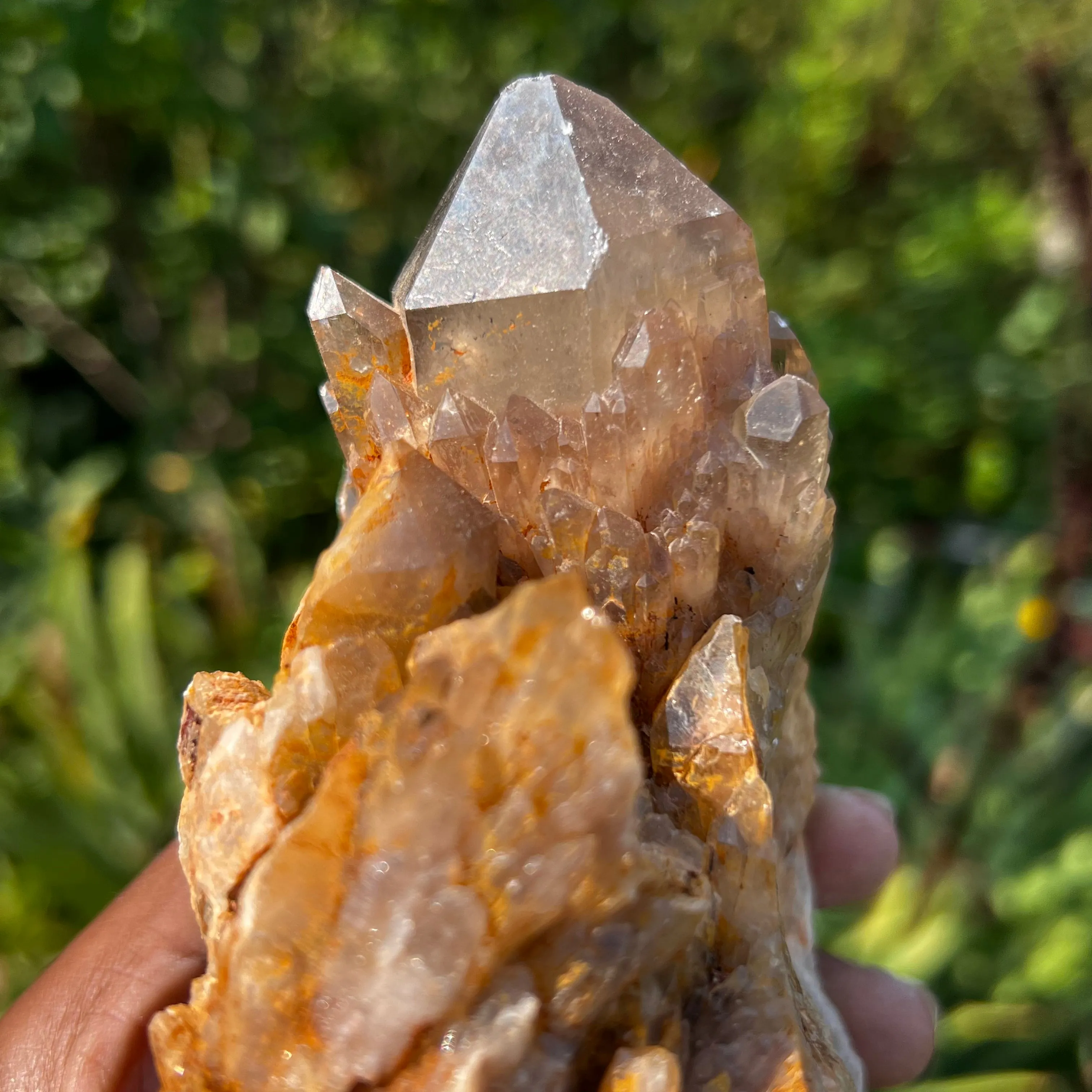 Golden Kundalini Quartz Citrine, Democratic Republic of Congo, Lwena, Congo Citrine