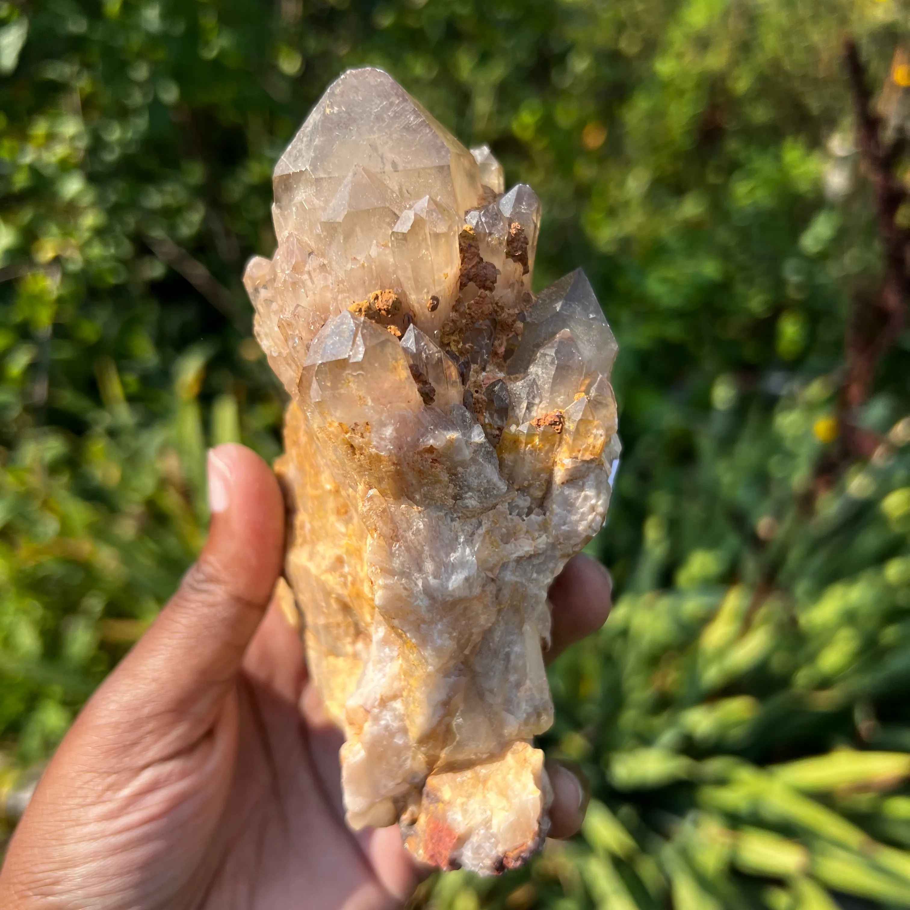 Golden Kundalini Quartz Citrine, Democratic Republic of Congo, Lwena, Congo Citrine