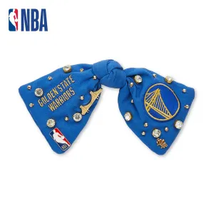 GOLDEN STATE WARRIORS LELE SADOUGHI / NBA NAVY BOW BARRETTE