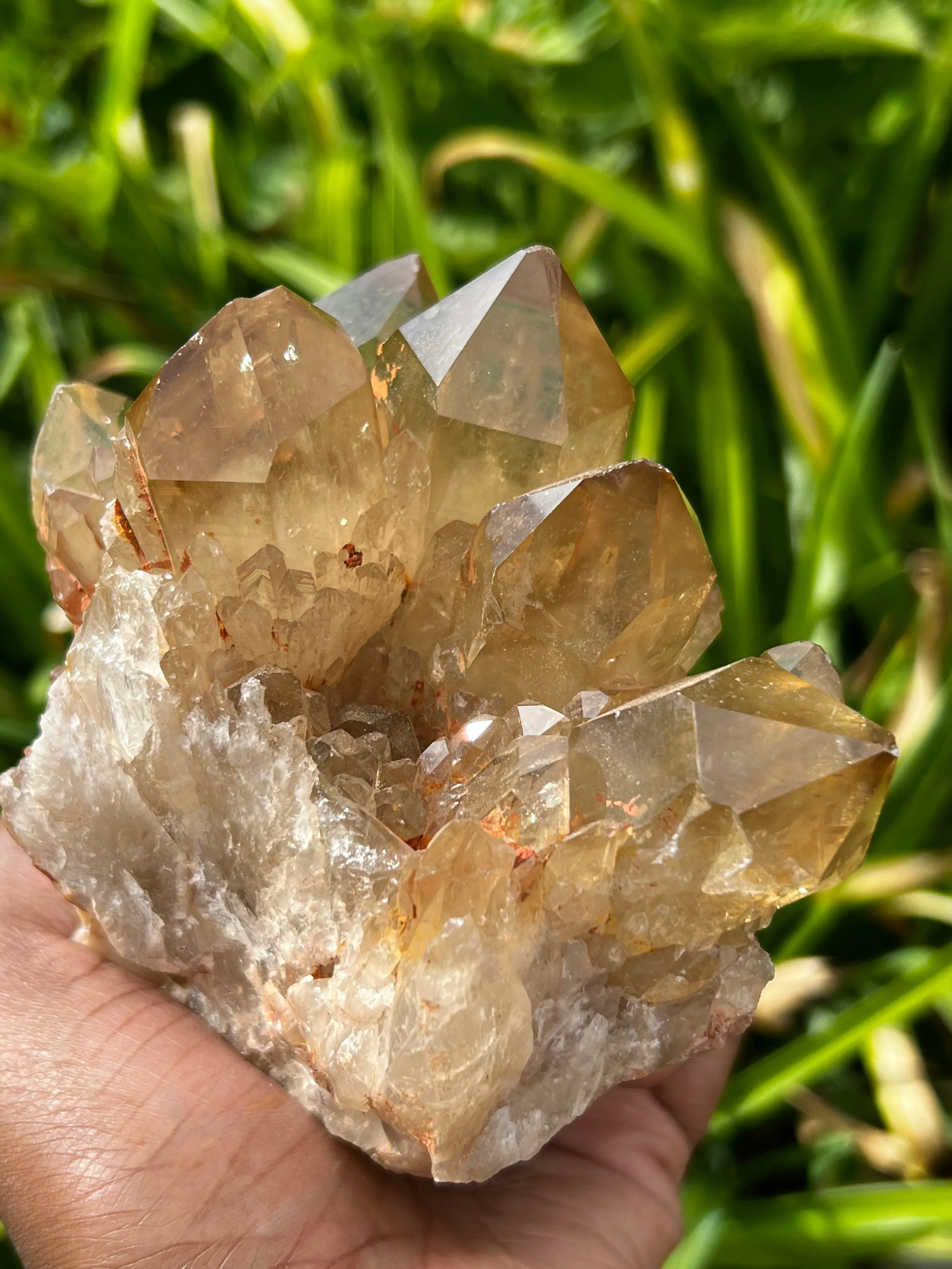 Gorgeous Golden Kundalini Quartz Citrine, Democratic Republic of Congo, Lwena, Congo Citrine