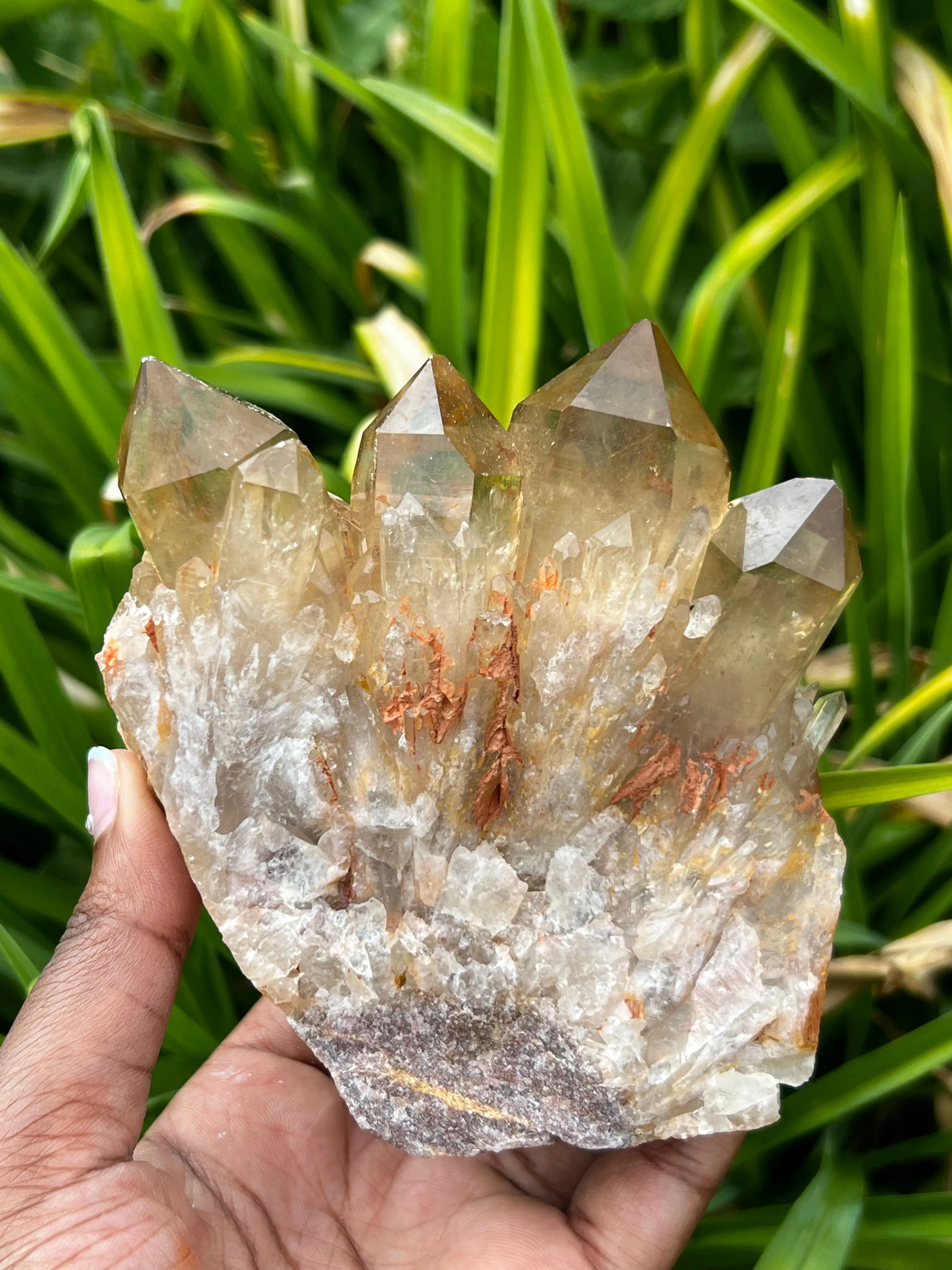 Gorgeous Golden Kundalini Quartz Citrine, Democratic Republic of Congo, Lwena, Congo Citrine