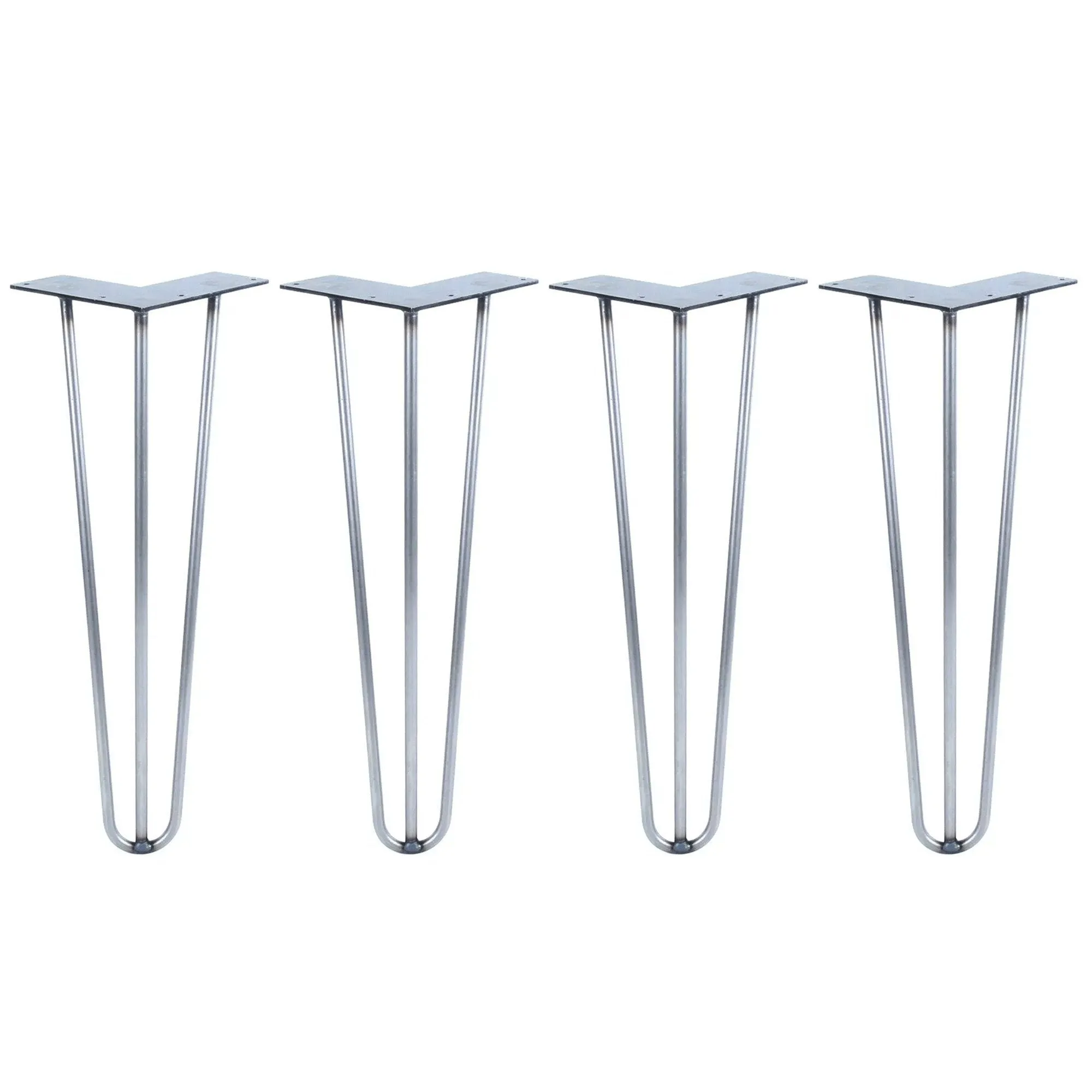 Hairpin Legs Set of 4, 3-Rod Design - Midnight Blue (Navy) Powder Coated Finish