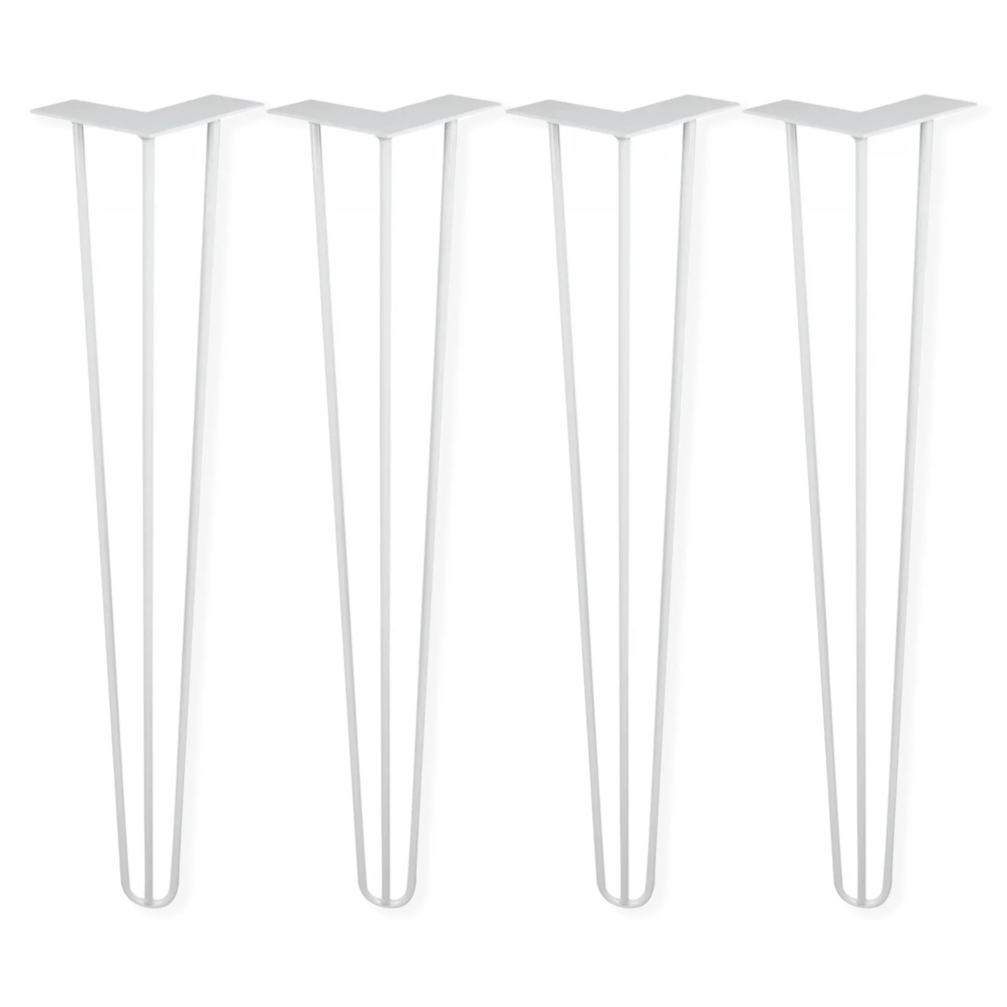 Hairpin Legs Set of 4, 3-Rod Design - Midnight Blue (Navy) Powder Coated Finish