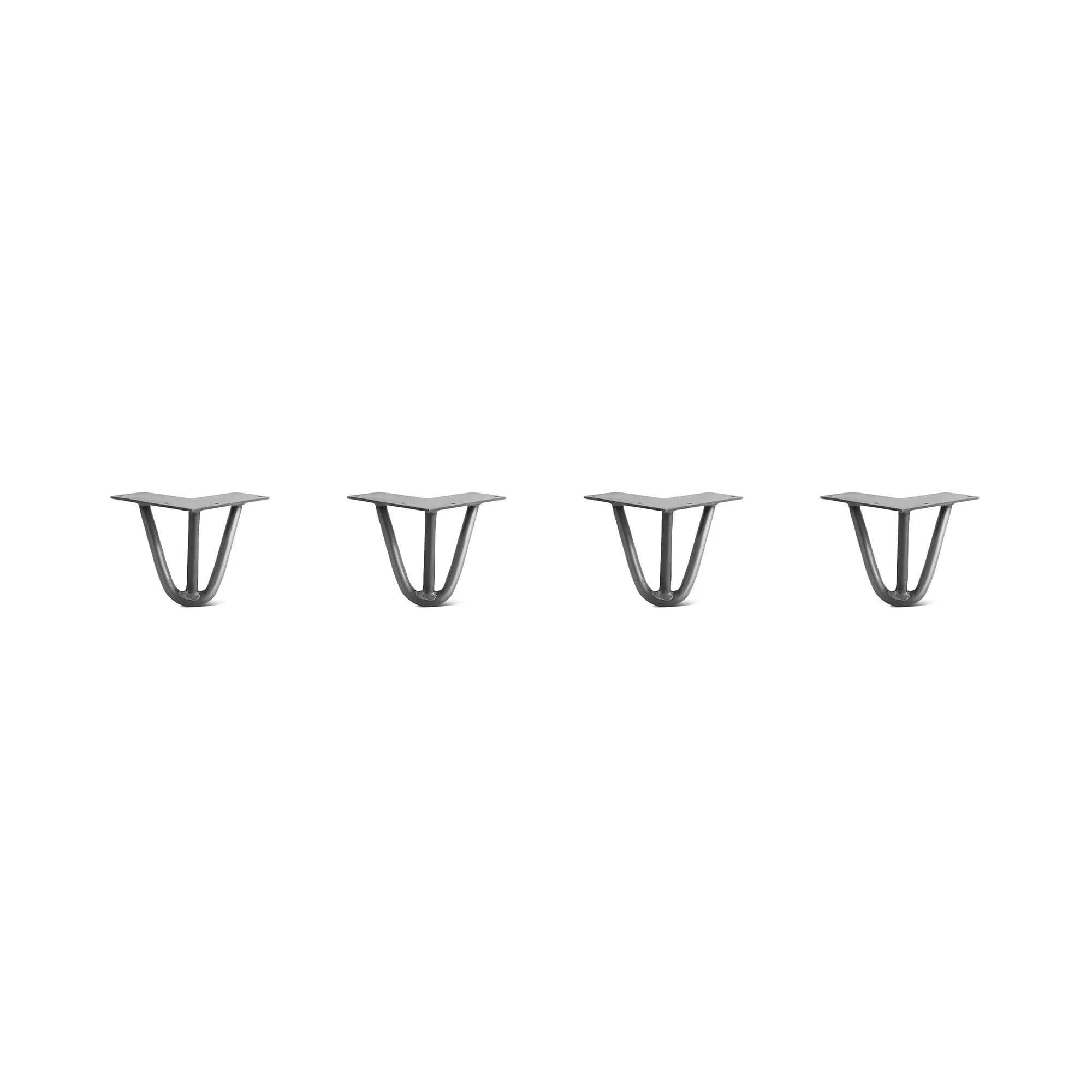 Hairpin Legs Set of 4, 3-Rod Design - Midnight Blue (Navy) Powder Coated Finish