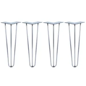 Hairpin Legs Set of 4, 3-Rod Design - Midnight Blue (Navy) Powder Coated Finish