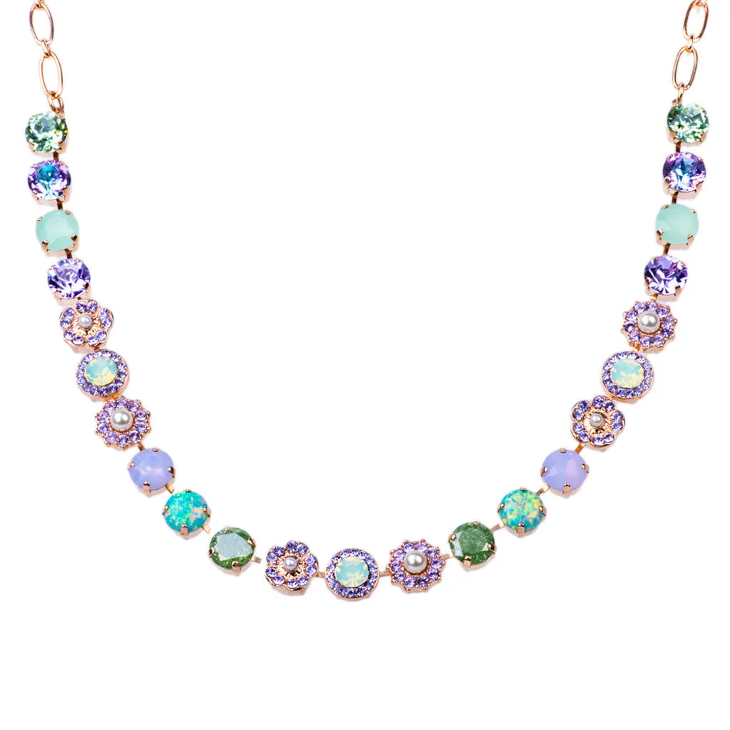 Large Rosette Necklace in "Mint Chip" *Custom*