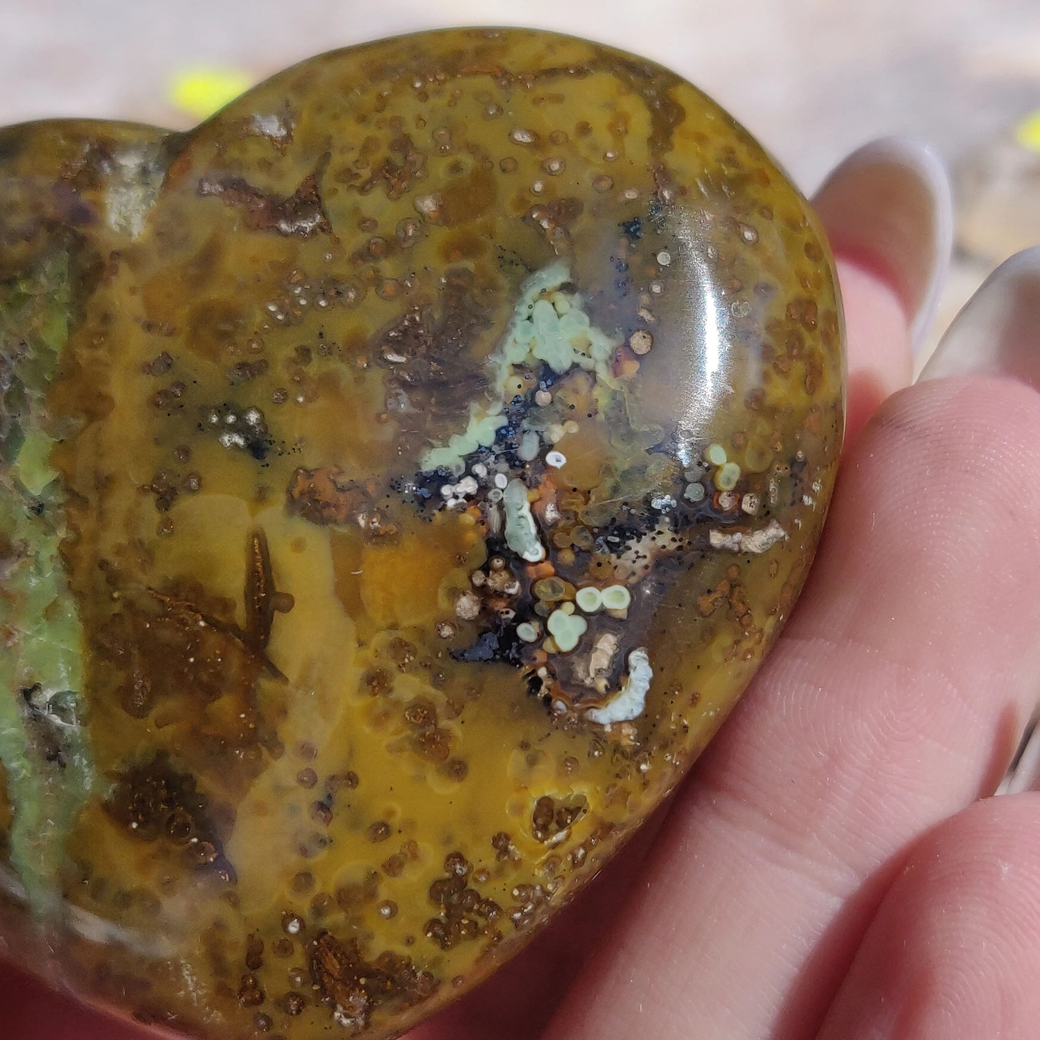 Matrix Green Opal Heart (#2)
