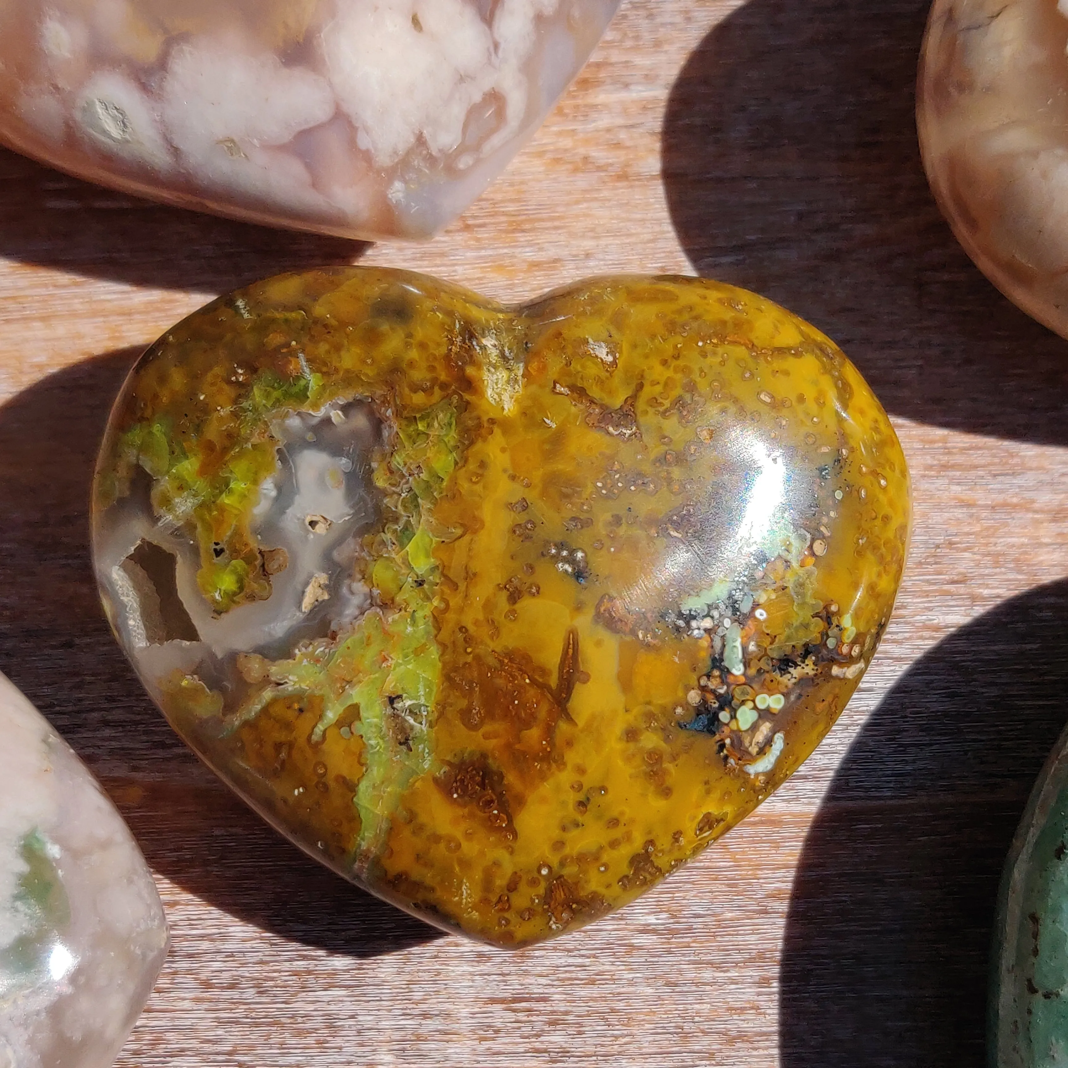 Matrix Green Opal Heart (#2)